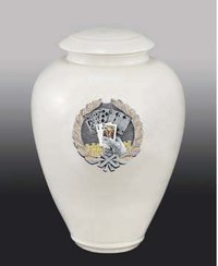 Providence with Navy Wreath Urn
