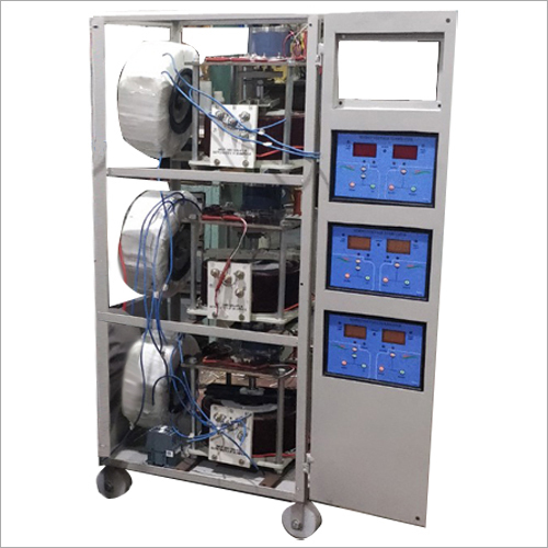 100 Kva Air Cooled Servo Voltage Stabilizer - 3 Phase, 340-480V Input | Digital Control, 98% Efficiency, Voltage Protection, 2 Year Warranty