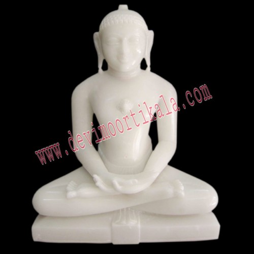Marble Buddha Statue Height: 2 Foot (Ft)
