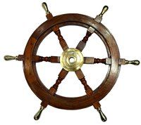 THORINSTRUMENTS (with device) Ship Wheel Wooden 24