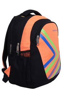 Hard Craft Unisex's Backpack 15 Inch Laptop Backpack Lightweight (Orange-Black)