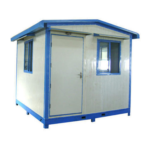 Blue And White Security Cabin