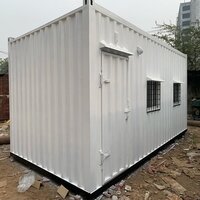 Steel Portable Cabins - Color: White And Grey/off White