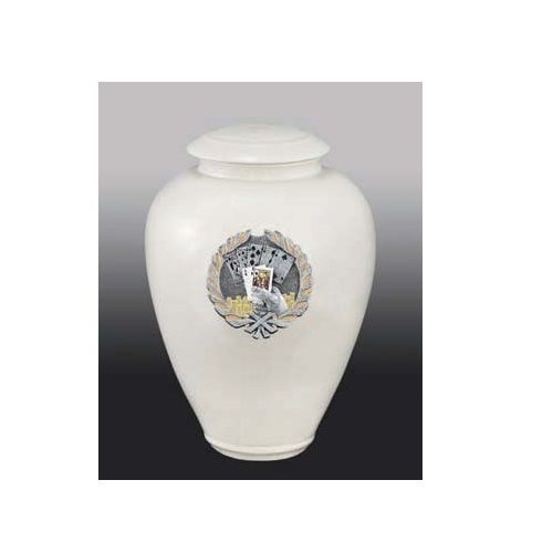 Providence with Poker Brass Urn