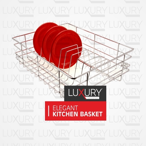 Stainless Plate Kitchen Basket