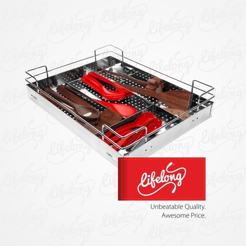 Stainless Steel Cutlery Sheet Basket