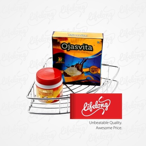 Stainless Steel Ss Single Corner Shelf Rack