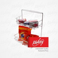 Steel Finish Ss Detergent Holder