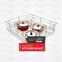 Ss Kitchen Basket - Stainless Steel, Available In Various Sizes And Styles, Adorable Appearance And Rust-free Design