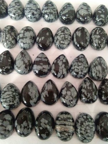Snow Flax Jasper Stone - Black and White Gemstone , Unique Patterns with Fine Good Polish and Long-Lasting Shine