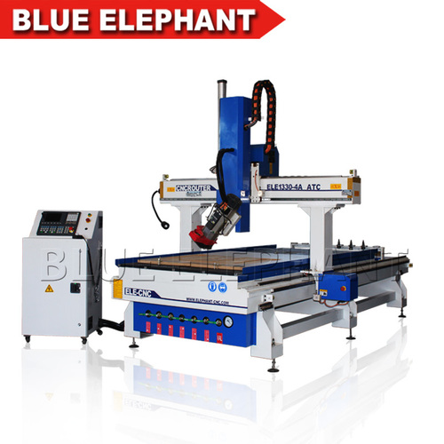 Vacuum Cleaning System 1330 Atc Cnc Router Atc Cnc 4 Axis Cnc Router Engraver Machine With Hsd Air Cooling Spindle