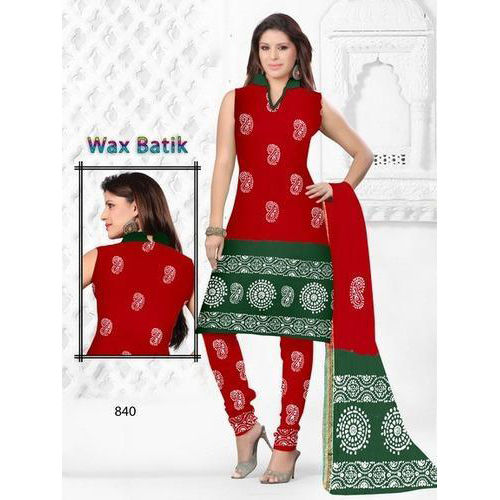 Wax Batik Print Salwar Suit Dupatta