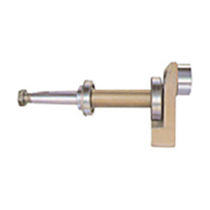 Silver & Brown Air Compressor Crankshaft