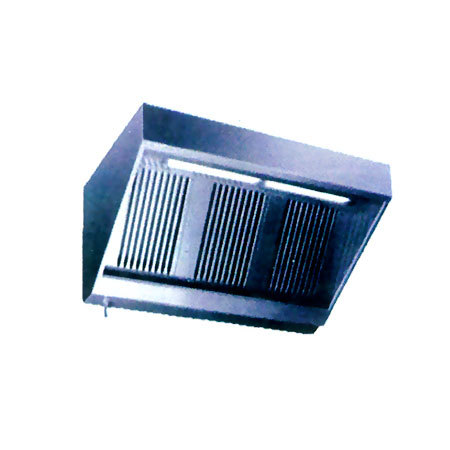 Commercial Range Kitchen Exhaust Hood - Stainless Steel, Variable Size, Low Noise | Powerful Ventilation, Easy Installation, Durable Design, Efficient Operation, Multiple Filtration