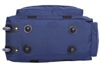 Hard Craft Unisex Nylon Blue Lightweight Waterproof Luggage Travel Duffel Bag with Extra Compartments and Roller Wheels  Brand:  Hard Craft