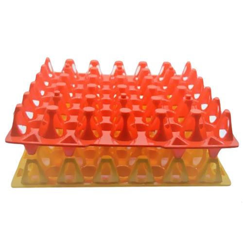 Red Plastic Egg Tray