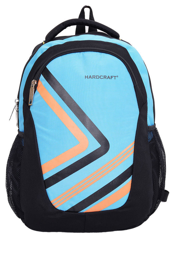 Blue-Black Hard Craft Unisex Backpack (Blue-Black)