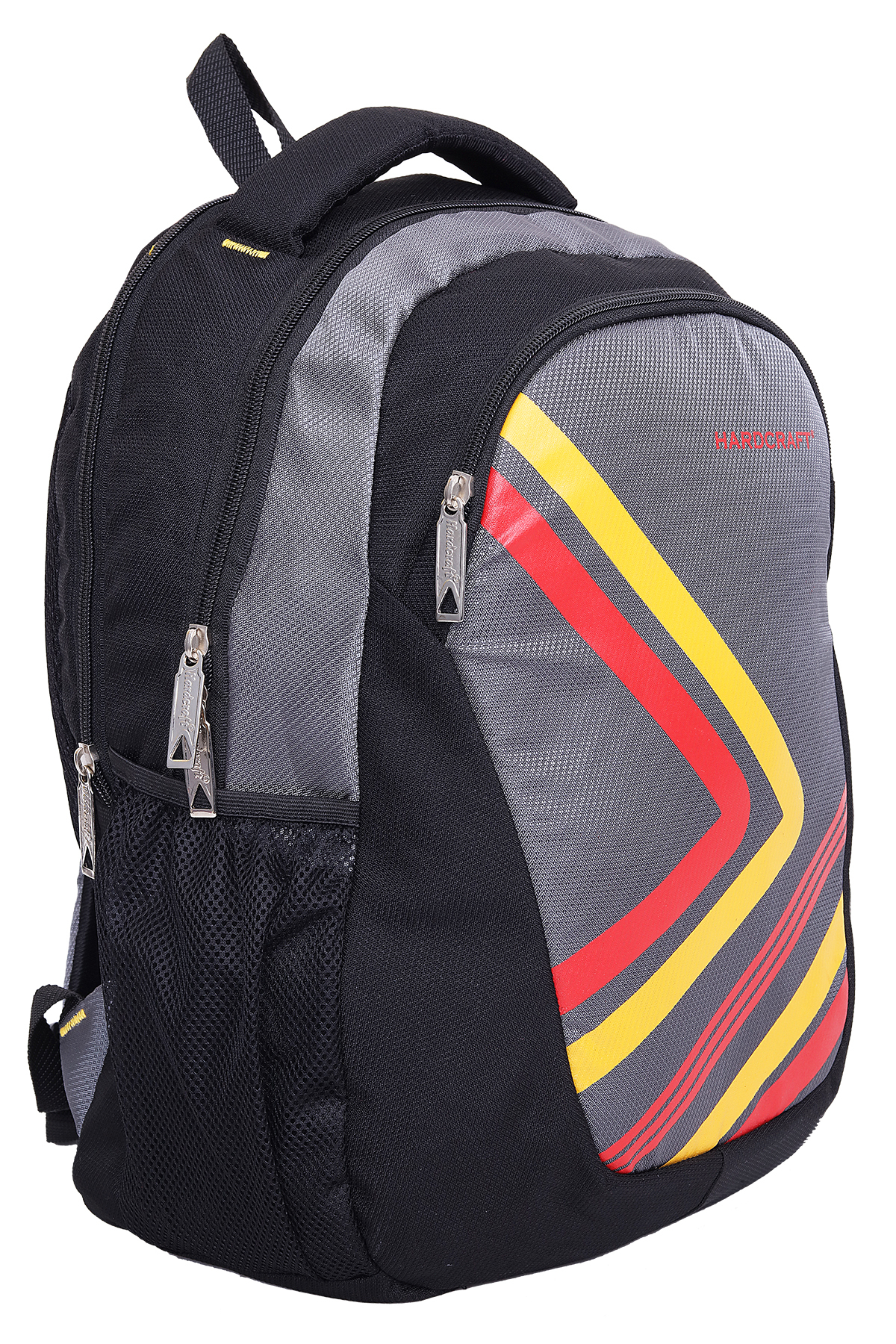 Hard Craft Unisex's Backpack 15inch Laptop Backpack Lightweight (Grey-Black)