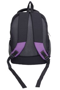 Hard Craft Unisex's Backpack 15inch Laptop Backpack M-Zip Lightweight (Purple-Black)