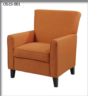 Orange Single Seater Office Sofa