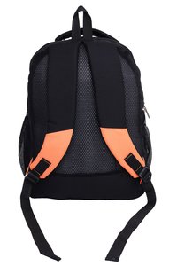 Hard Craft Unisex's Backpack 15inch Laptop Backpack M-Zip Lightweight (Orange-Black)