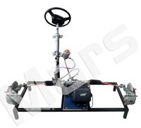 Power Steering Of Car - Mild Steel Hydraulic Rack And Pinion Assembly | Includes Steering Wheel, Hydraulic Pump And Oil Reservoir
