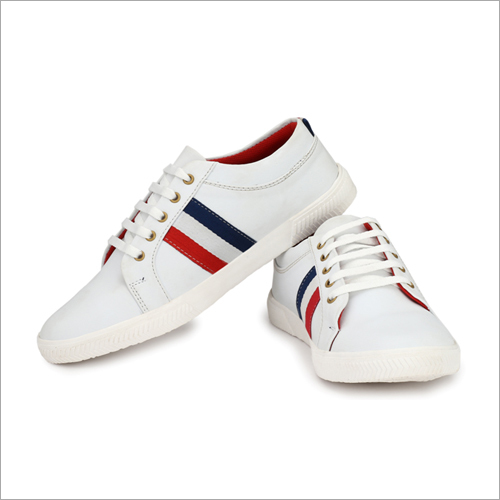 Mens White Casual Sneaker Shoes
