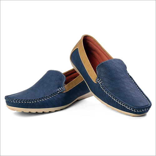 Mens Blue Loafer Shoes