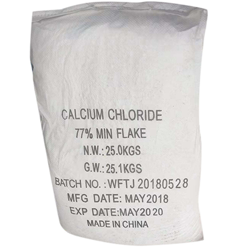 Calcium Chloride Flakes 77% Food Grade Shelf Life: 2 Years