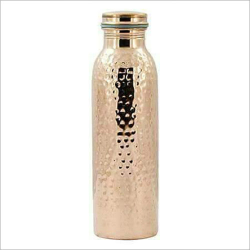 Copper Hammered Water Bottle