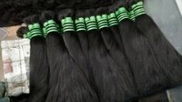 Pure Black Hair/brown Hair/ Non Remy Double Drawn Hair