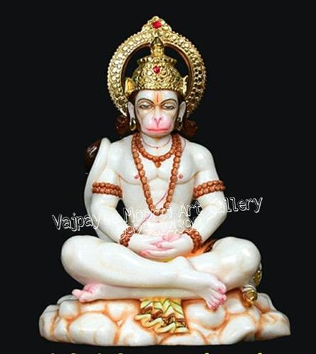 God Marble Hanuman Statue