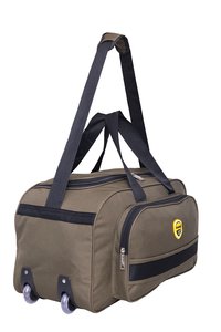 Hard Craft Nylon Waterproof Luggage Travel Bag with Roller Wheels