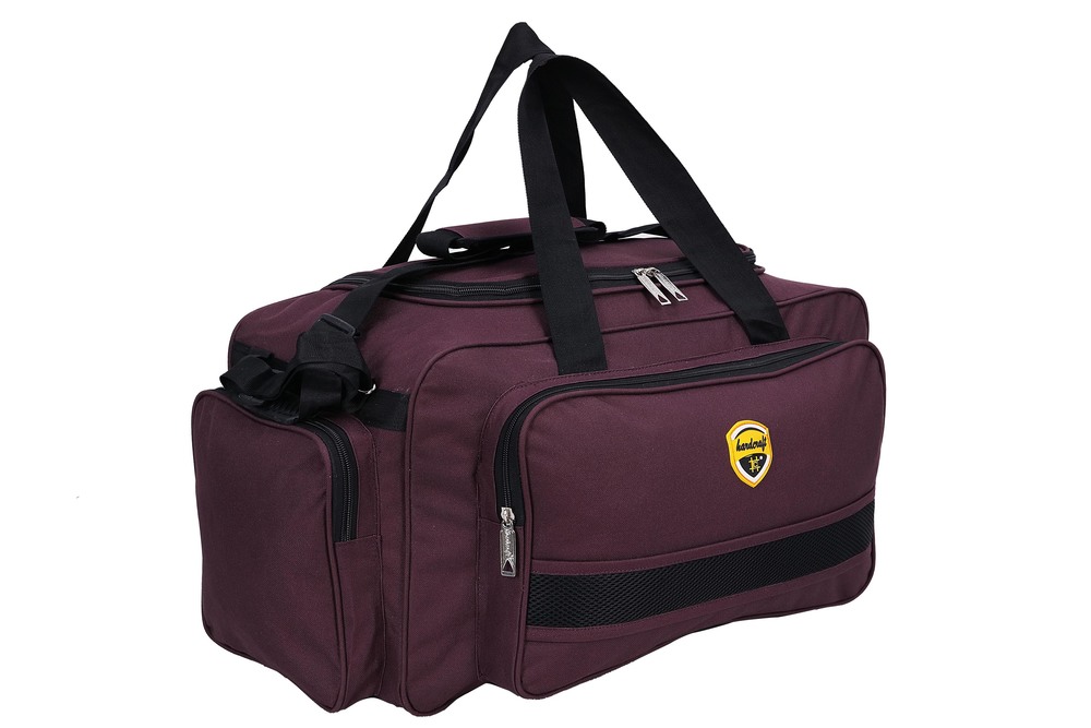 Hard Craft Nylon Lightweight Waterproof Luggage Wine Travel Bag with Roller Wheels