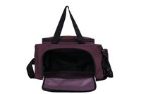 Hard Craft Nylon Lightweight Waterproof Luggage Wine Travel Bag with Roller Wheels