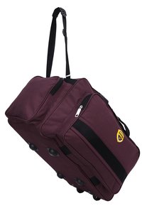 Hard Craft Nylon Lightweight Waterproof Luggage Wine Travel Bag with Roller Wheels