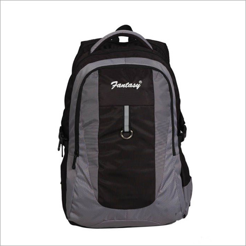 Grey Black Laptop Backpack