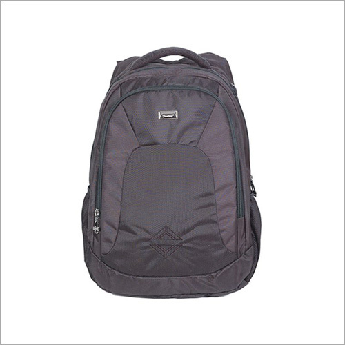 Black Integrated Rain Cover Laptop Backpack