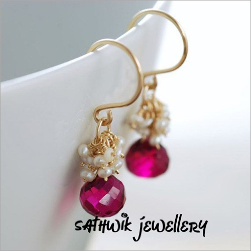 Acrylic Stone Earring