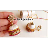 Imitation Silk Thread Earrings