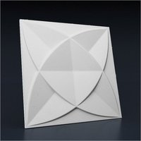 3d Pvc Wall Panel - 12x12 Inches, White | Durable, Easy Install, Water Resistant, Modern Design, Soundproof, Easy Maintenance