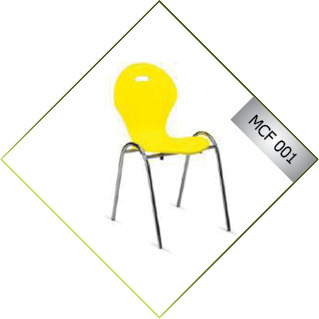 Yellow & Silver Cafe Chairs