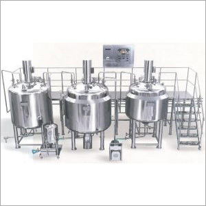 Silver Automatic Ointment Manufacturing Plant