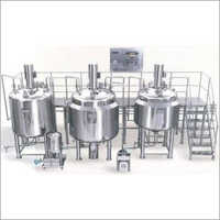 Silver Automatic Ointment Manufacturing Plant