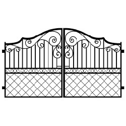 Mild Steel Grill Gate