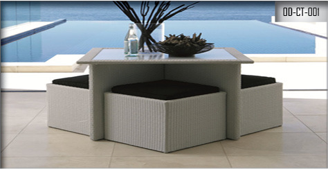 Grey Outdoor Centre Table