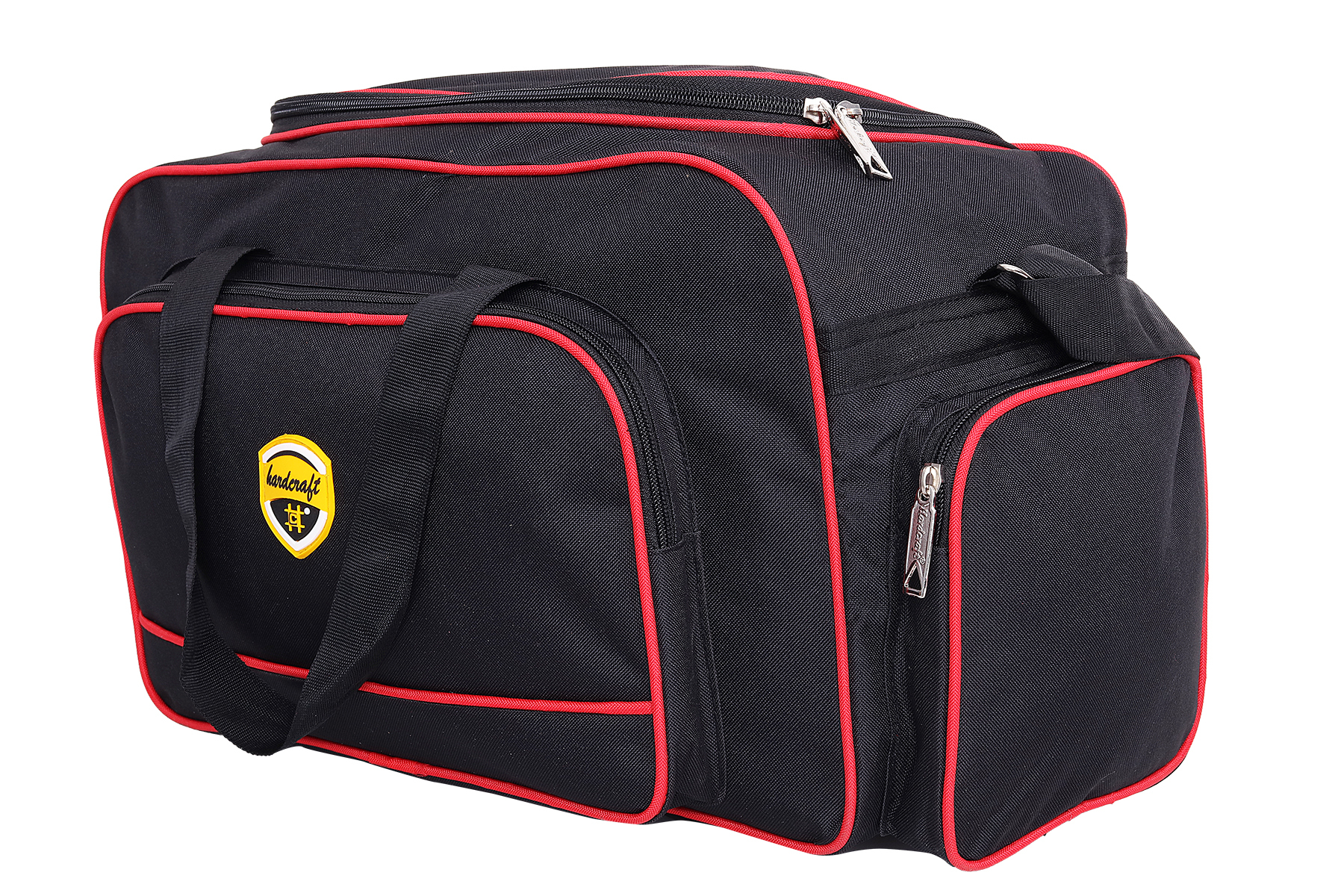 Hard Craft Nylon Lightweight Waterproof Luggage Black Travel Duffel Bag
