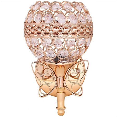 Glass Crystal Uplight Wall Lamp