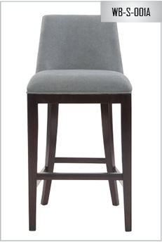 Wooden Bar Chairs - Antique Design in Brown & Grey Durable Indian Style Elegance