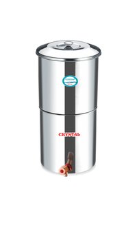 STAINLESS STEEL 18 LTR. WATER FILTER WITH 2 CANDLES